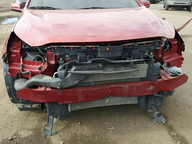 1G11D5SR2DF164041 - 2013 CHEVROLET MALIBU 1LT წითელი ფოტო 9