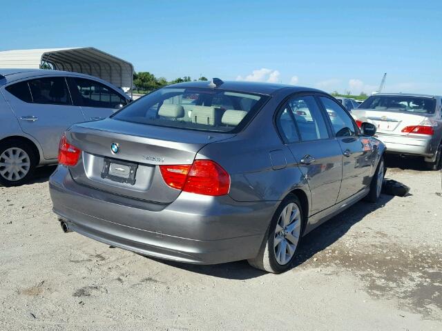 WBAPH7C57BE682160 - 2011 BMW 328 I GRAY photo 4