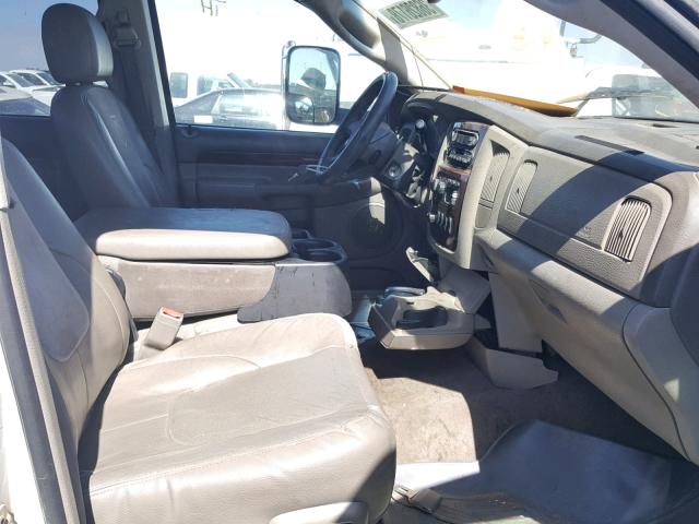 3D7KU28673G806036 - 2003 DODGE RAM 2500 S WHITE photo 5
