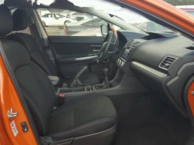 JF2GPACC2F9307133 - 2015 SUBARU XV CROSSTR ORANGE photo 5