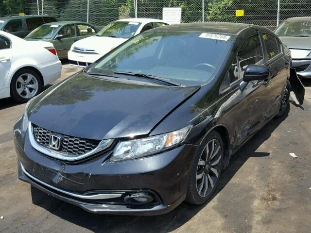 2HGFB2F97FH520031 - 2015 HONDA CIVIC EXL 黑色 照片 2