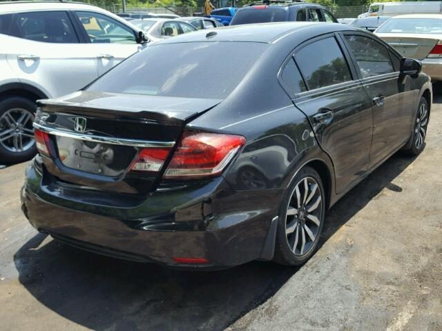 2HGFB2F97FH520031 - 2015 HONDA CIVIC EXL 黑色 照片 4