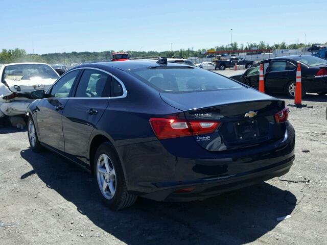 1G1ZB5ST4HF180168 - 2017 CHEVROLET MALIBU LS BLUE photo 3