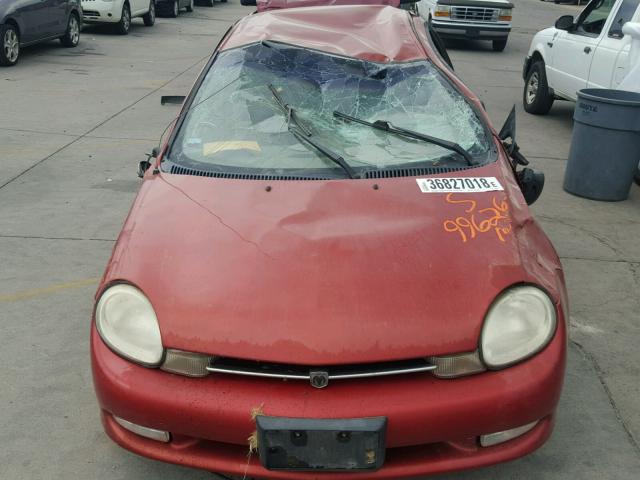 1B3ES46C91D138074 - 2001 DODGE NEON SE RED photo 9