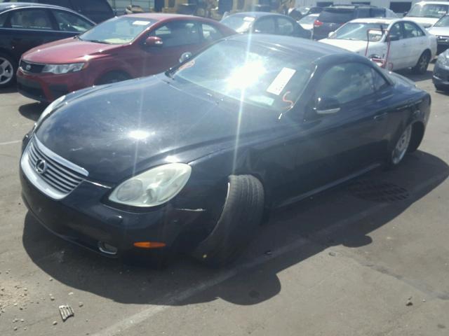 JTHFN48YX50063593 - 2005 LEXUS SC 430 BLACK photo 2