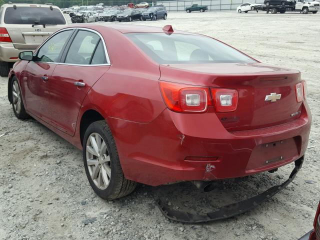 1G11H5SA6DF123619 - 2013 CHEVROLET MALIBU LTZ წითელი ფოტო 3