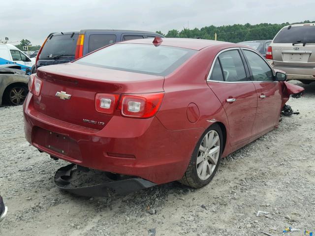 1G11H5SA6DF123619 - 2013 CHEVROLET MALIBU LTZ წითელი ფოტო 4