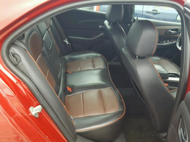 1G11H5SA6DF123619 - 2013 CHEVROLET MALIBU LTZ წითელი ფოტო 6