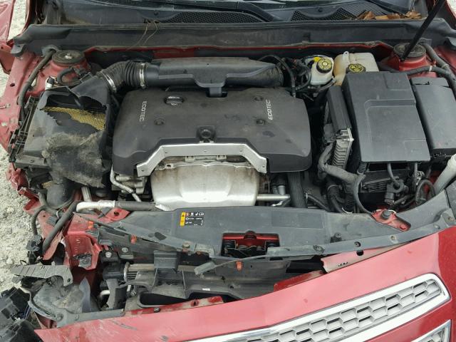 1G11H5SA6DF123619 - 2013 CHEVROLET MALIBU LTZ წითელი ფოტო 7