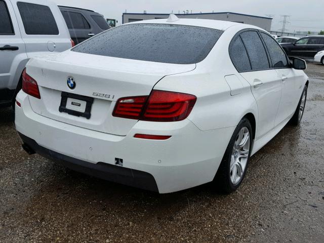 WBAXH5C51CDW03142 - 2012 BMW 528 XI WHITE photo 4