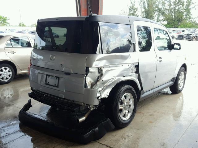 5J6YH28706L007962 - 2006 HONDA ELEMENT EX SILVER photo 4