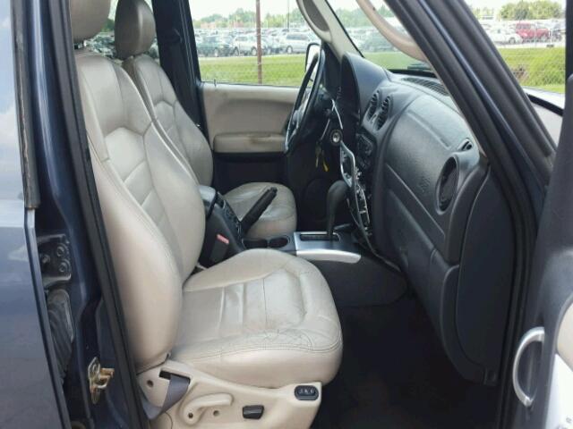 1J4GL58K82W256664 - 2002 JEEP LIBERTY LI BLUE photo 5