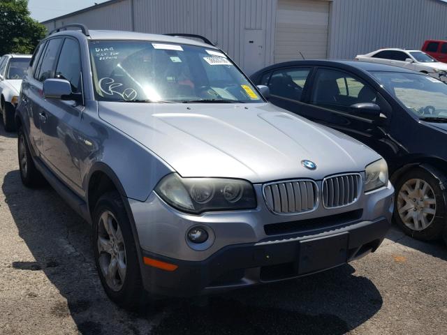 WBXPC93437WF22210 - 2007 BMW X3 3.0SI GRAY photo 1