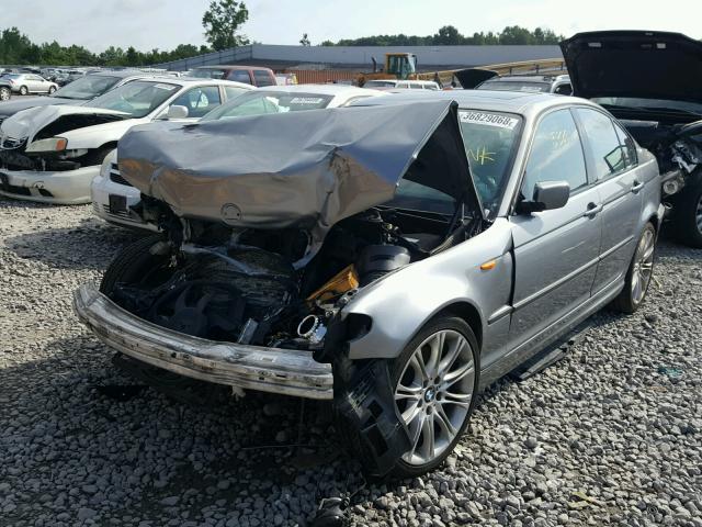 WBAEV53424KM36536 - 2004 BMW 330 I GRAY photo 2