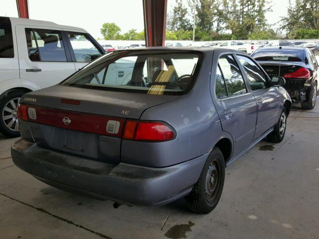 1N4AB41D4WC735939 - 1998 NISSAN SENTRA E BLUE photo 4