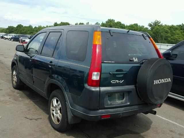 JHLRD78814C014625 - 2004 HONDA CR-V EX GREEN photo 3