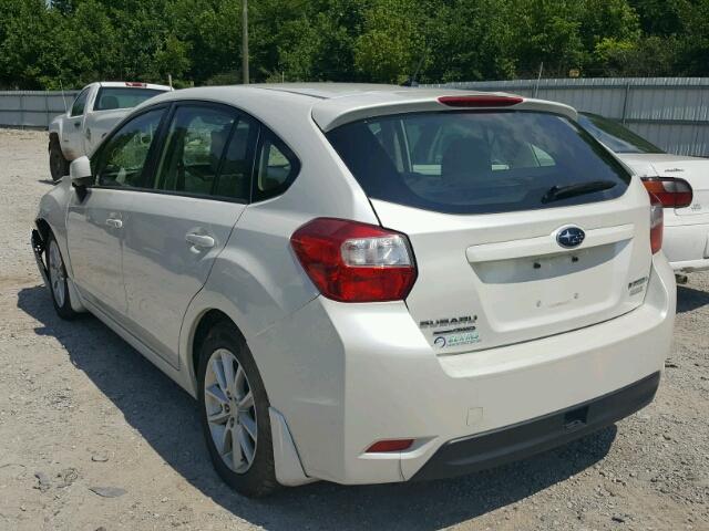 JF1GPAC61E8287959 - 2014 SUBARU IMPREZA PR WHITE photo 3