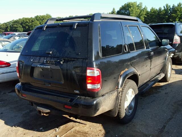 JN8DR09Y02W745884 - 2002 NISSAN PATHFINDER BLACK photo 4