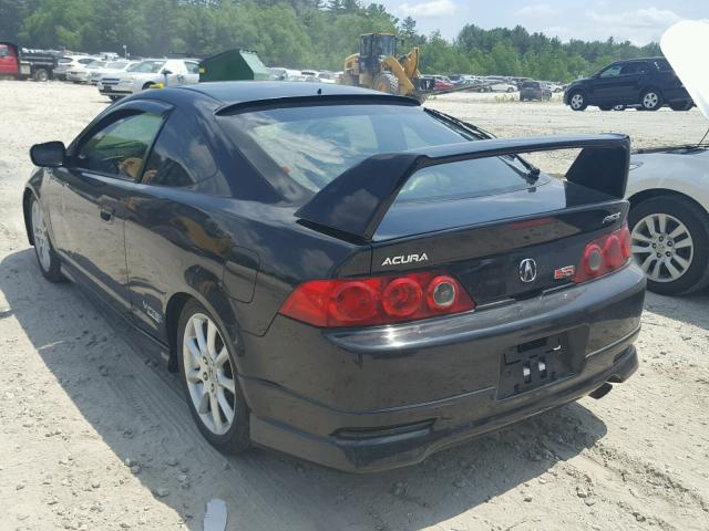 JH4DC53086S000406 - 2006 ACURA RSX TYPE-S BLACK photo 3