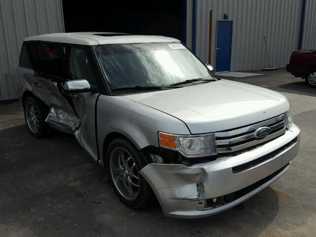 2FMHK6DC7ABD00148 - 2010 FORD FLEX SILVER photo 1