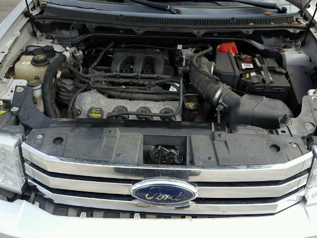 2FMHK6DC7ABD00148 - 2010 FORD FLEX SILVER photo 7