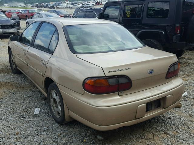 1G1NE52J916150383 - 2001 CHEVROLET MALIBU LS GOLD photo 3