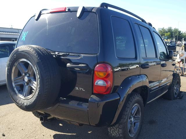 1J4GL38K73W644524 - 2003 JEEP LIBERTY RE BLACK photo 4