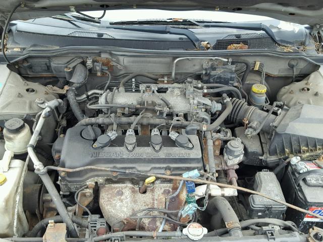 3N1CB51A11L391386 - 2001 NISSAN SENTRA GXE SILVER photo 7