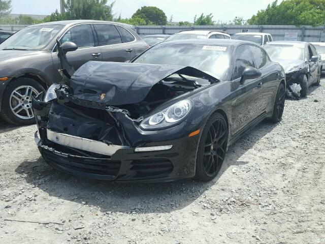 WP0AA2A70EL005780 - 2014 PORSCHE PANAMERA 2 BLACK photo 2