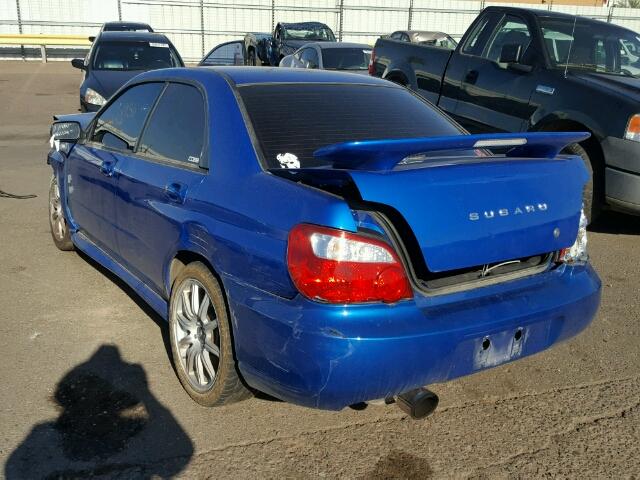 JF1GD70674L521890 - 2004 SUBARU IMPREZA WR BLUE photo 3