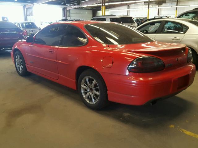 1G2WP1216WF258017 - 1998 PONTIAC GRAND PRIX RED photo 3