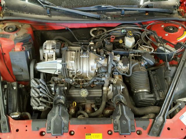 1G2WP1216WF258017 - 1998 PONTIAC GRAND PRIX RED photo 7