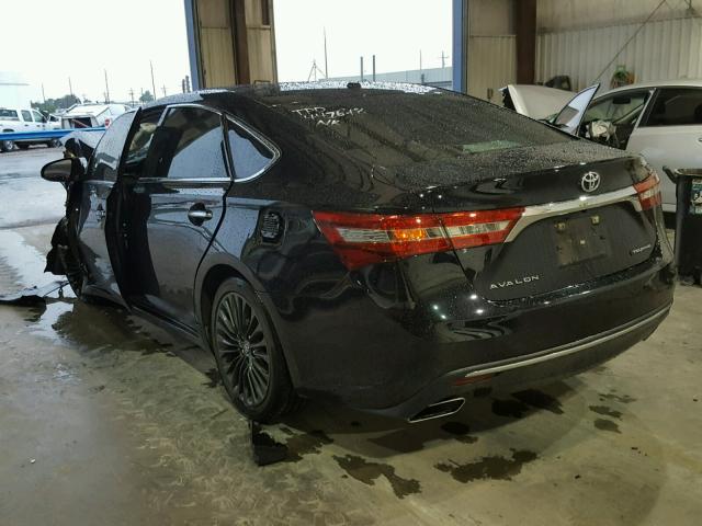 4T1BK1EB7GU225467 - 2016 TOYOTA AVALON XLE BLACK photo 3