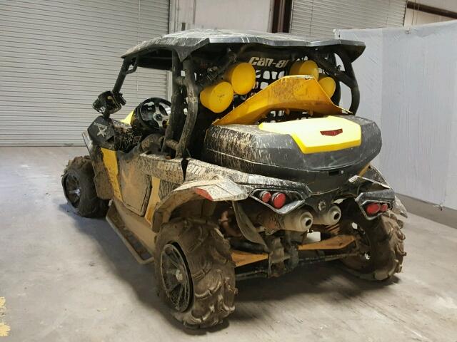 3JBPXLP17DJ005004 - 2013 CAN-AM MAVERICK 1 YELLOW photo 3