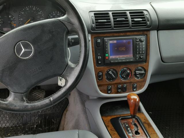 4JGAB72E9YA206242 - 2000 MERCEDES-BENZ ML 430 黑色 照片 9