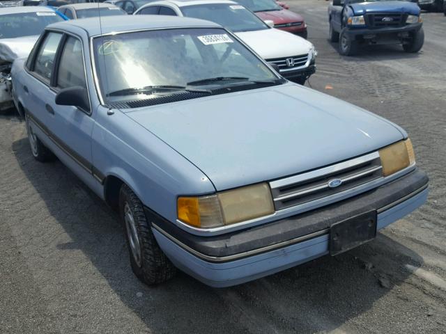 2FAPP37X0JB123298 - 1988 FORD TEMPO LX BLUE photo 1