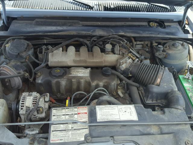 2FAPP37X0JB123298 - 1988 FORD TEMPO LX BLUE photo 7