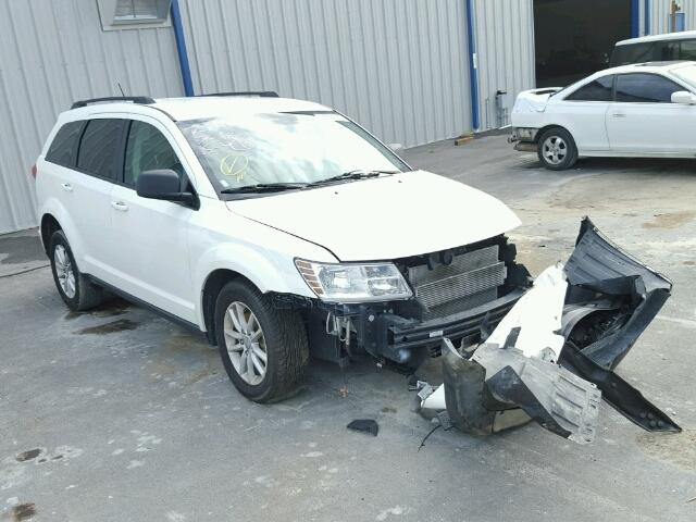 3C4PDCBG6ET296666 - 2014 DODGE JOURNEY SX WHITE photo 1