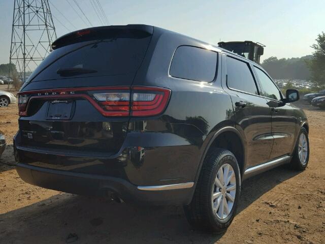 1C4RDJAG5FC954005 - 2015 DODGE DURANGO SX BLACK photo 4