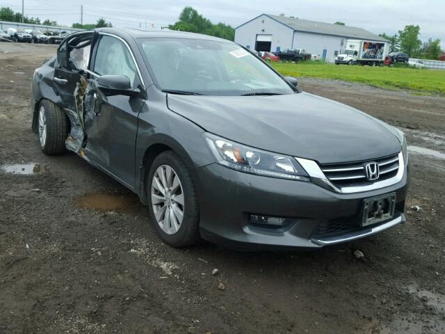 1HGCR2F85EA183622 - 2014 HONDA ACCORD EXL GRAY photo 1