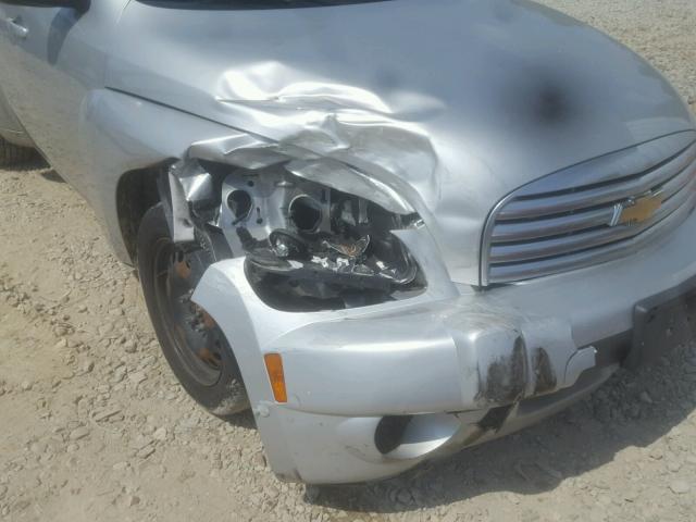 3GNBAAFW2BS630760 - 2011 CHEVROLET HHR LS ვერცხლისფერი ფოტო 9