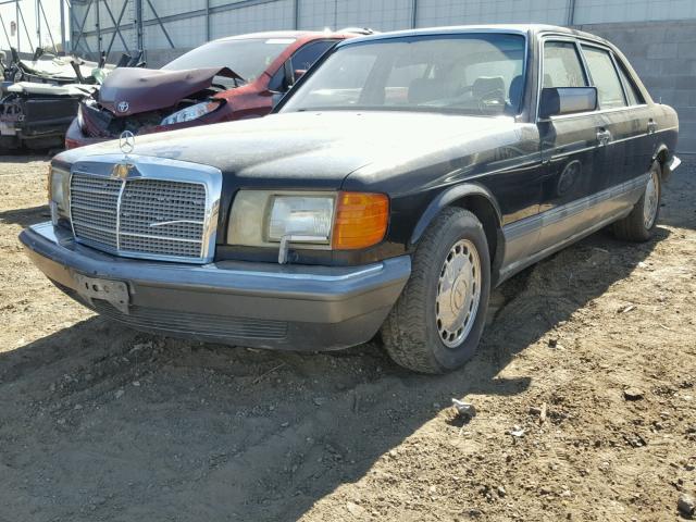 WDBCA35E5MA596771 - 1991 MERCEDES-BENZ 420 SEL BLACK photo 2