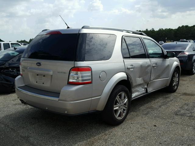 1FMDK03WX8GA16104 - 2008 FORD TAURUS X L SILVER photo 4