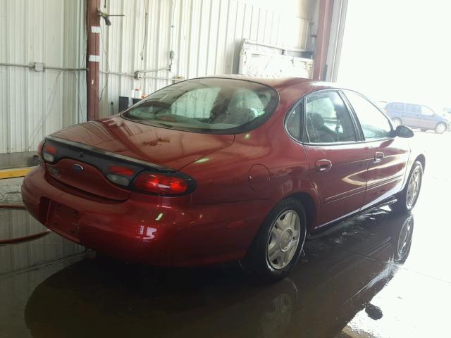 1FAFP52UXXG167461 - 1999 FORD TAURUS LX RED photo 4