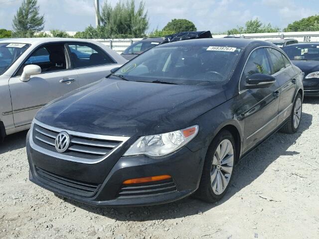 WVWMP7AN6CE505676 - 2012 VOLKSWAGEN CC SPORT BLACK photo 2