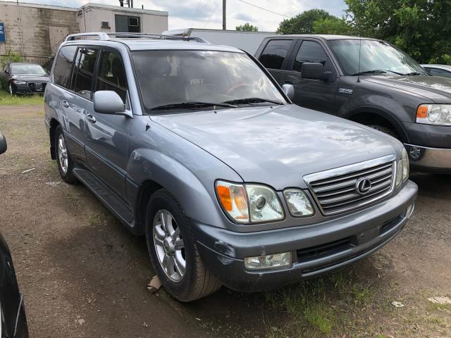 JTJHT00WX33530345 - 2003 LEXUS LX 470 GRAY photo 1