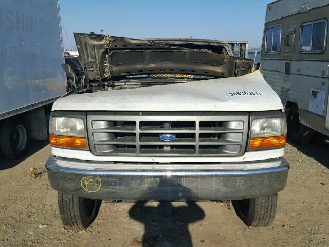 1FDLF47GXTEA71540 - 1996 FORD F SUPER DU WHITE photo 10