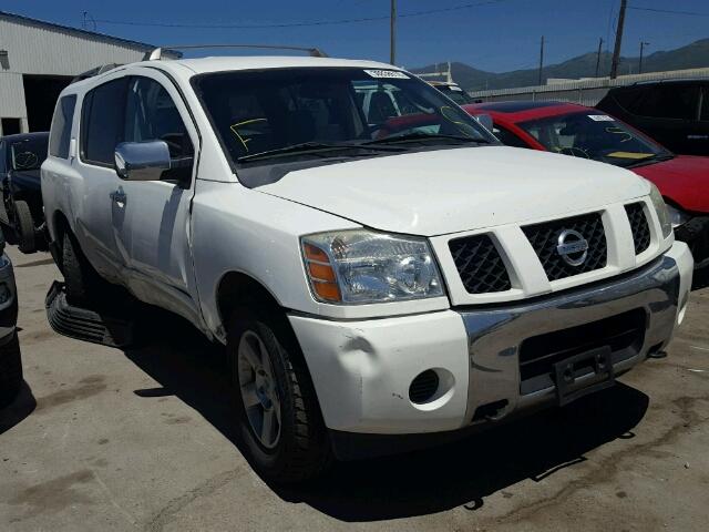 5N1AA08B14N720435 - 2004 NISSAN ARMADA SE WHITE photo 1