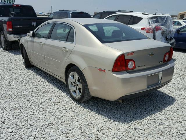 1G1ZC5E03AF199492 - 2010 CHEVROLET MALIBU 1LT GOLD photo 3