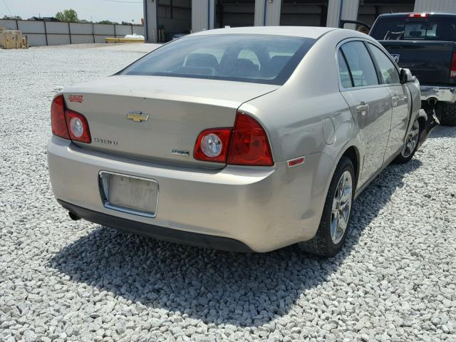 1G1ZC5E03AF199492 - 2010 CHEVROLET MALIBU 1LT GOLD photo 4